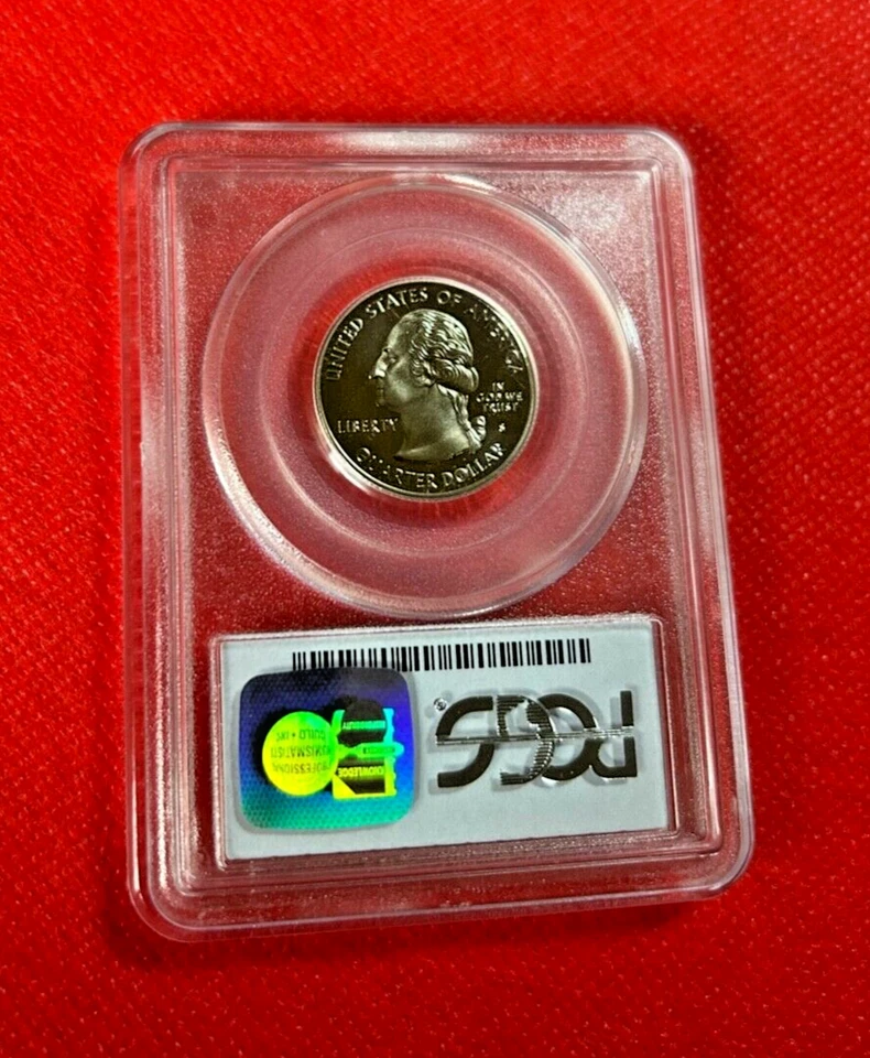 2001 S VT 25 CENTS PCGS PR69DCAM VERMONT - Image 2 of 2
