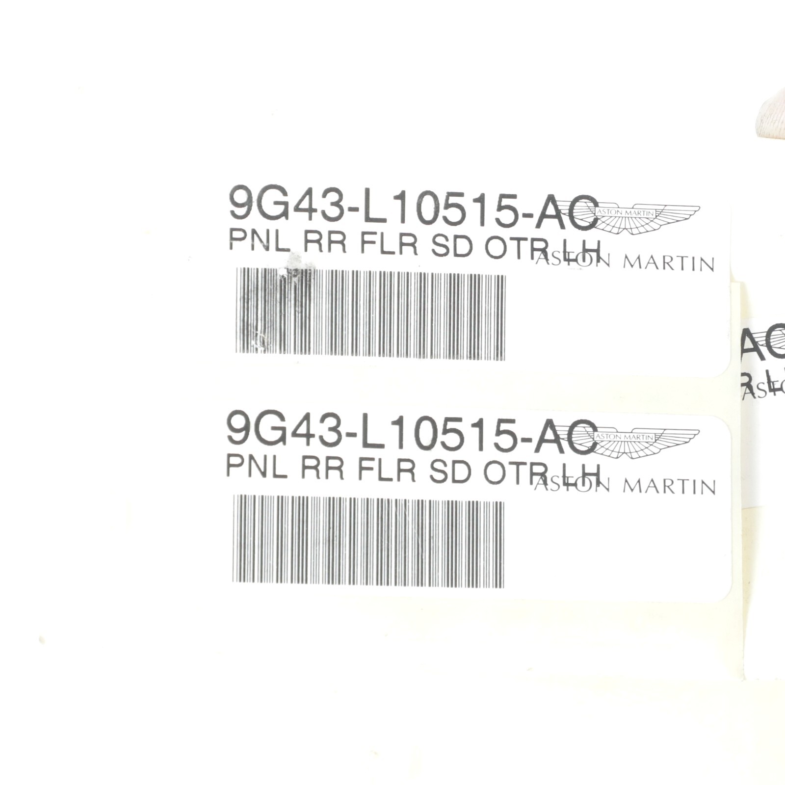 GENUINE ASTON MARTIN PANEL REAR FLOOR SIDE OUTER LEFT OEM NEW 9G43-L10515-AC