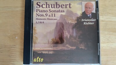 Sviatoslav Richter Music CD - Piano Sonatas 9 & 11; Moments Musicaux 1, 3 & 6