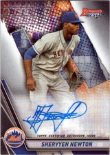 2019 Bowman's Best Best of '19 Autographs #B19SN Shervyen Newton New York Mets