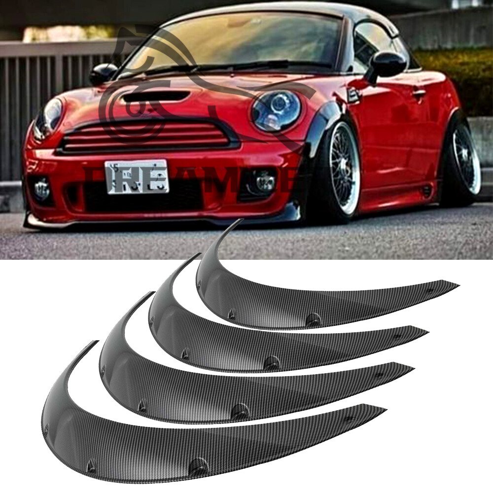 For Mini Cooper R53 R56 R58 Carbon Fender Flares Extra Wide Extra