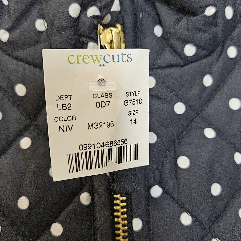 J CREW キッズ　【crewcuts 】フリル付きウールコート サイズ12 J CREW キッズ 【crewcuts 】フリル付きウールコート サイズ12