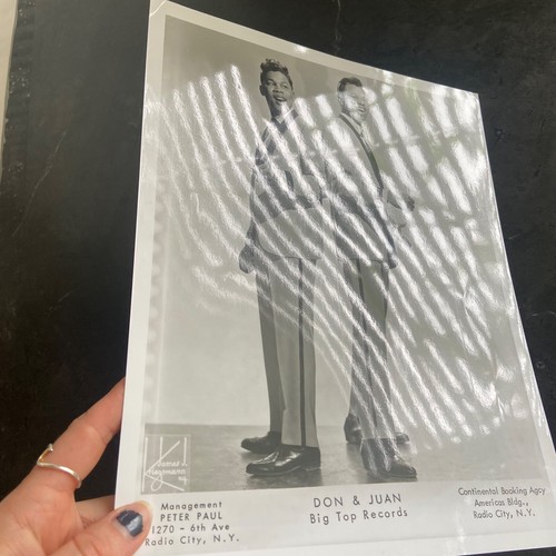 Don & Juan Big Top Records Presse Fotodruck 8x10 s/w glänzend (R42) - Bild 2 von 3