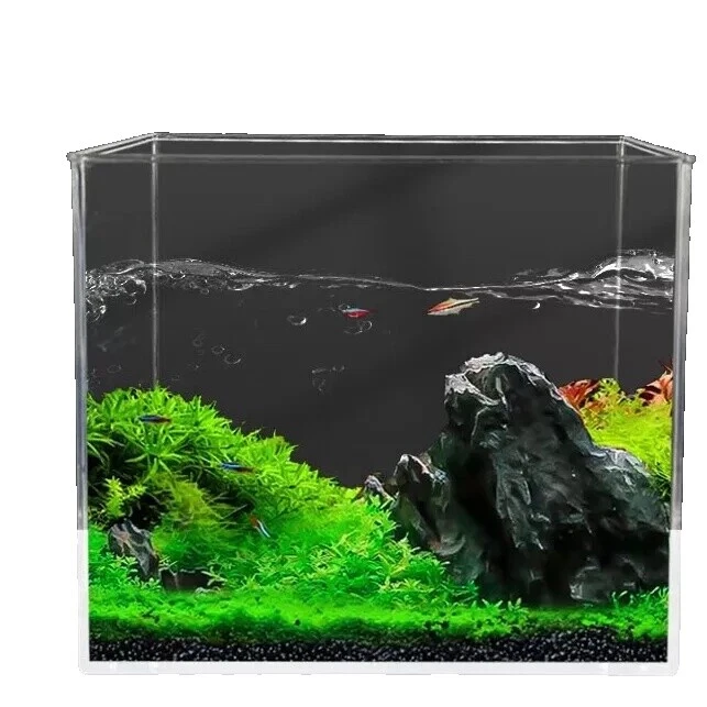 Peceras rectangulares (estándar) Tazones de Pescado Tanque de Cristal