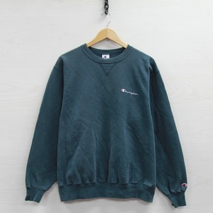 Vintage Champion Moletom Gola Redonda Tamanho Xl Verde Anos 90 Bordado Feitiço Fora | eBay