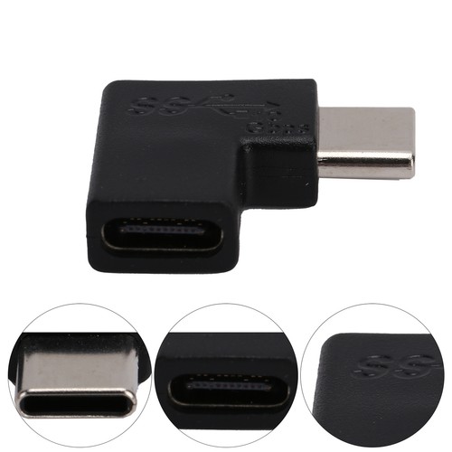 Mini Type-C Male To 90 Degree Type-C Female Adapter USB Extension Connector Fit - Bild 2 von 22