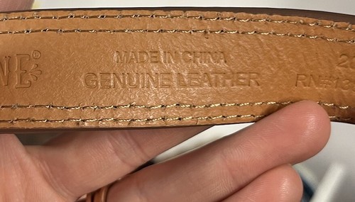 Shyanne Unicorn Glitter Show Belt Genuine Leather Girls Size 20 Cowgirl - Picture 4 of 5