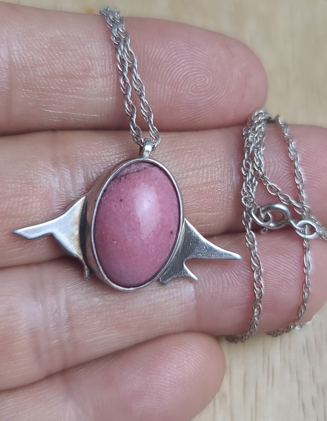 Sterling 925 Solid Silver Natural Ruby Pendant Ci… - image 18