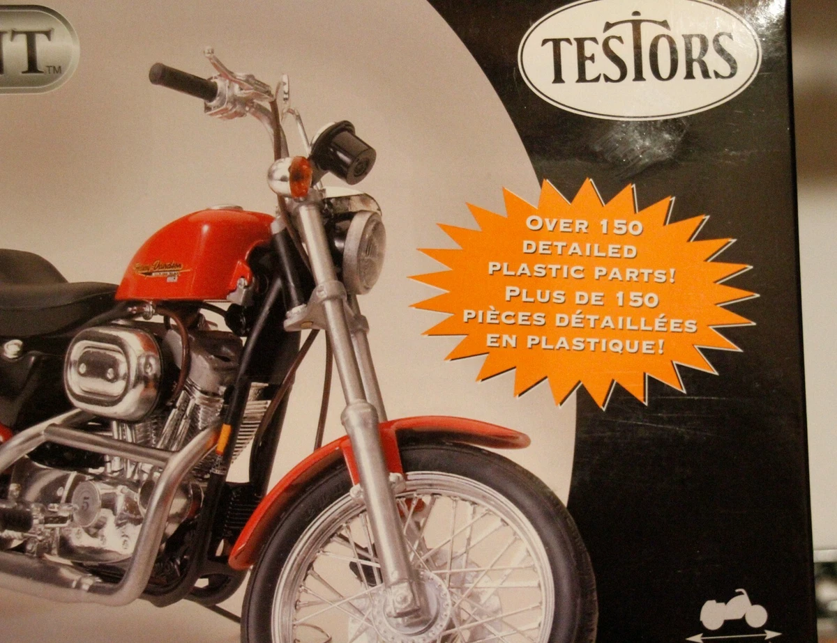 Testors 1 9 Harley XLH 883 Sportster Hug Motorcycle Model Kit