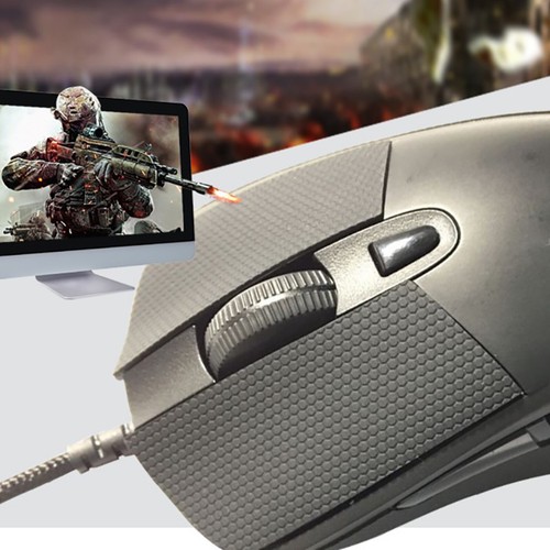 Anti-Slip Tape Rubber Sticker Black For Logitech G Pro Wireless Gaming Mouse - Afbeelding 2 van 10