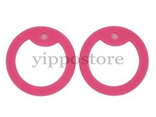 4 Pink Silicone Military Army Dog Tag Silencers Rubber Silencer