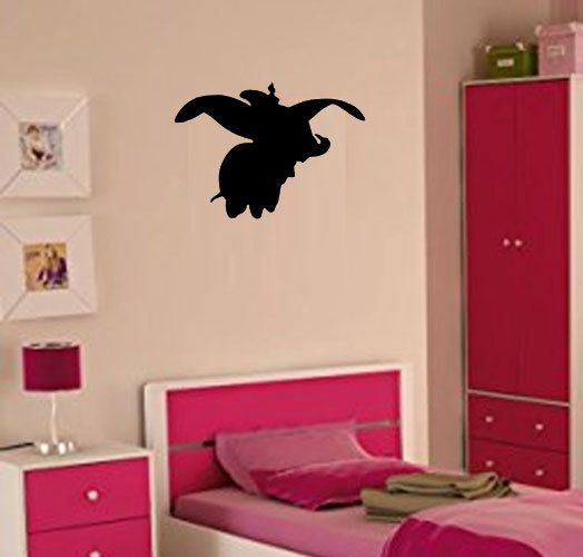 Dumbo Shadow Dumbo shadow Vinyl Decal Sticker for Wall Car Window Macbook Laptop ...