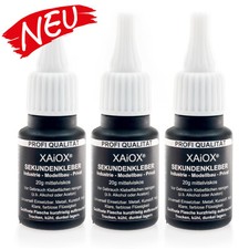 Xaiox Industriale Modellismo Colla Istantanea 3er Set a20g Fondi Liquidi