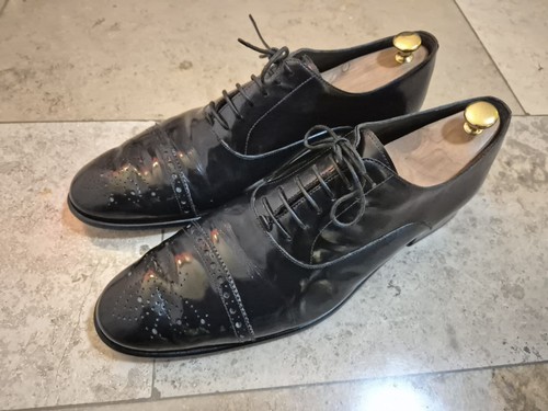 Pollini Shoes Italy, Schuhe, Schwarz, Glattleder Glanz UK 10.5 EU45 370,-- EUR - Bild 11 von 11