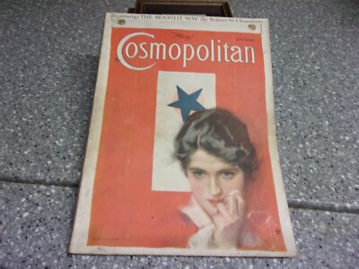 H4  vintage cosmopolitan may 1918 magazine