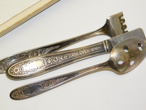 Monarch 1936 Silver Plate Flatware MILDRED National Silver HUMOR DIET JOKE SET - Picture 7 of 12