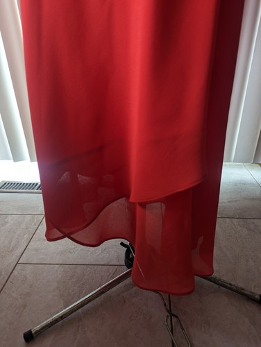NWOT Koret Size 12 Orange Midi Skirt/Beaded Blouse Set - Picture 7 of 9