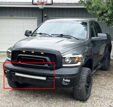 For 2003-2019 Dodge Ram 2500 3500 180W 32" LED Light Bar Combo+Bumper Mount+Wire