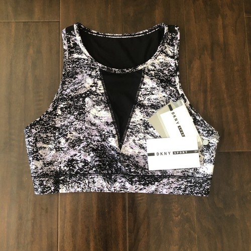 NWT: DKNY Sport Mesh Sports Bra Top Large - Picture 7 of 10