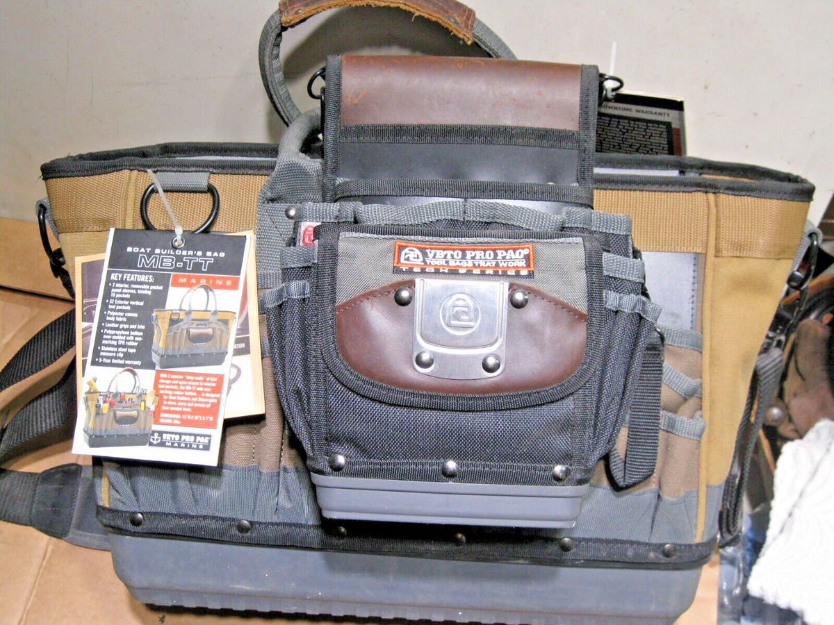 Veto Pro Pac Boat Builders Tool Bag MB-TT W/Veto Pro Pac