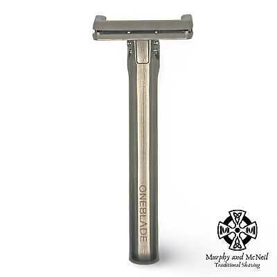 OneBlade Genesis Single Edge Safety Razor (Silver) - by OneBlade Genesis Single Edge Safety Razor (Silver) - by
