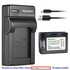 Kastar Battery Slim Charger for Samsung IA-BP105R IA-BP210R amsung HMX-F800