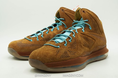NIKE LEBRON X EXT NEW SIZE 10 HAZELNUT SUEDE 607078 200 - 第 3/7 張圖片