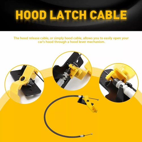 Hood-Latch Lock Release Cable Fit for 2015-18 Jeep Renegade 1.4L 2.4L 68247126AA - Picture 15 of 15