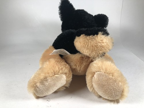 People Pals Plush Puppy Dog Brown Black Big Eyes 10” Safeway Stuffed Animal Toy  - Picture 5 of 11