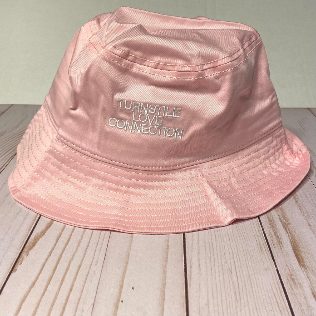 TURNSTILE TLC PINK BUCKET HAT バケハ　CAP TURNSTILE “TLC” Pink Bucket Hat - Glow On Hardcore | eBay