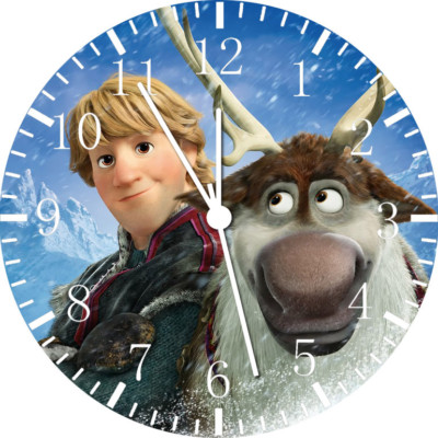 Disney Frozen Frameless Borderless Wall Clock Nice For Gifts or Decor W476