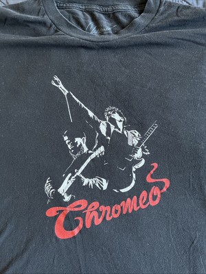 Very Rare!! Sunfaded CHROMEO Summer & Funk Tour tee Size XL VINTAGE Retro