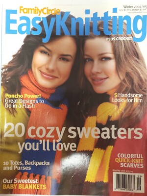 Family Circle Easy Knitting Magazine Winter 2004