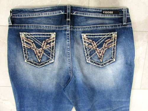 Vigoss Womens Capri Jeans Size 22 Heritage Fit Mid-Rise EUC - Picture 8 of 10