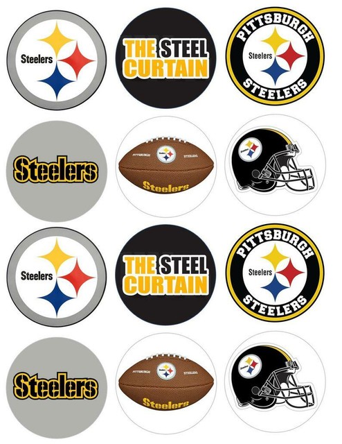 Pittsburgh Steelers Edible Image Topper for Cake. Edible Pre Cut ...