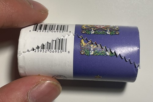2016 Canadian Half Dollar 50 Cents Mint Roll Coat of Arms H/T UNC Elizebeth II - Picture 4 of 5