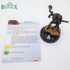 Heroclix Wolverine and the X-Men set Warlock 046 Super Rare figure w/card 