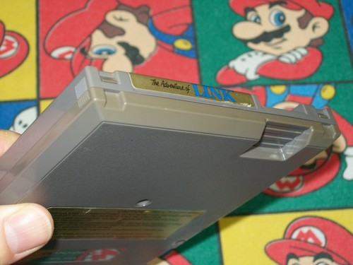 Zelda II: The Adventure of Link (Nintendo NES) Authentic/Clean Game 2 Grey Gray - Picture 5 of 5