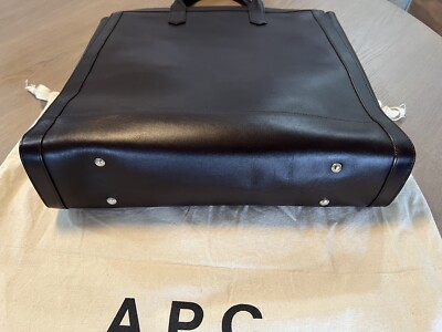 バッグ A.P.C. Leather Tote Bag APC A.P.C RARE!! Brown Leather Tote bag | eBay