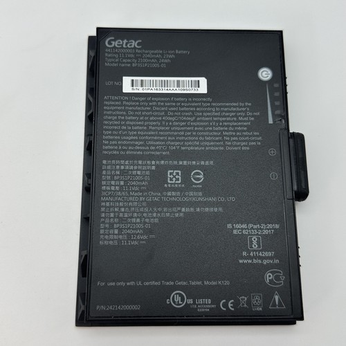 Original Getac BP3S1P2100S-01 441142000003 Batterie Für Getac K120 23Wh - Bild 4 von 15