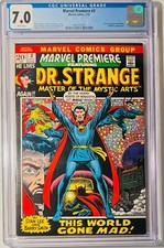 1972 Marvel Premiere 3 CGC 7.0 Doctor Strange Series Begins Nightmare Appearance