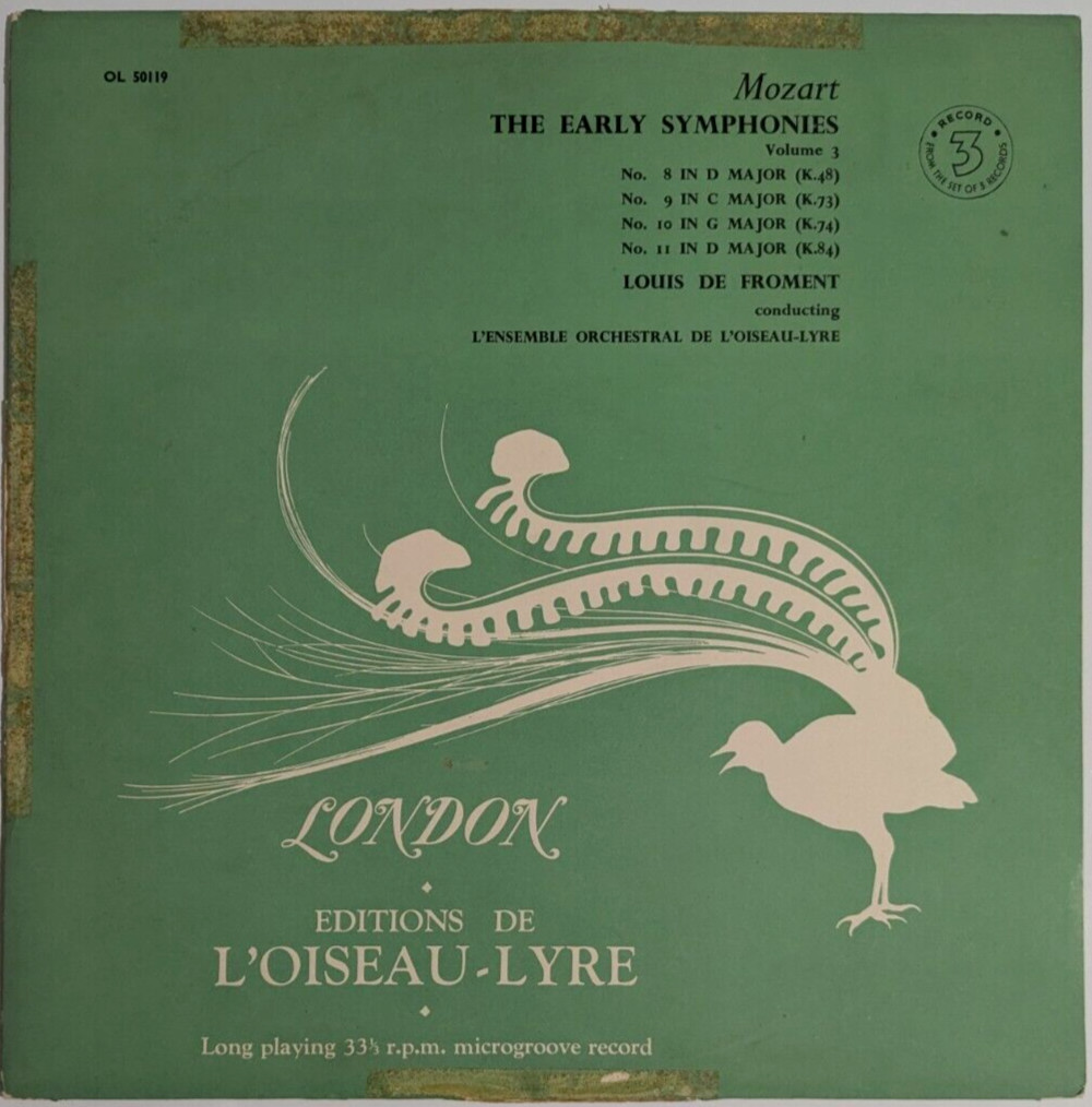 Vinyl Classical Mozart - Ensemble Orchestral De L'Oiseau Vinyl LP