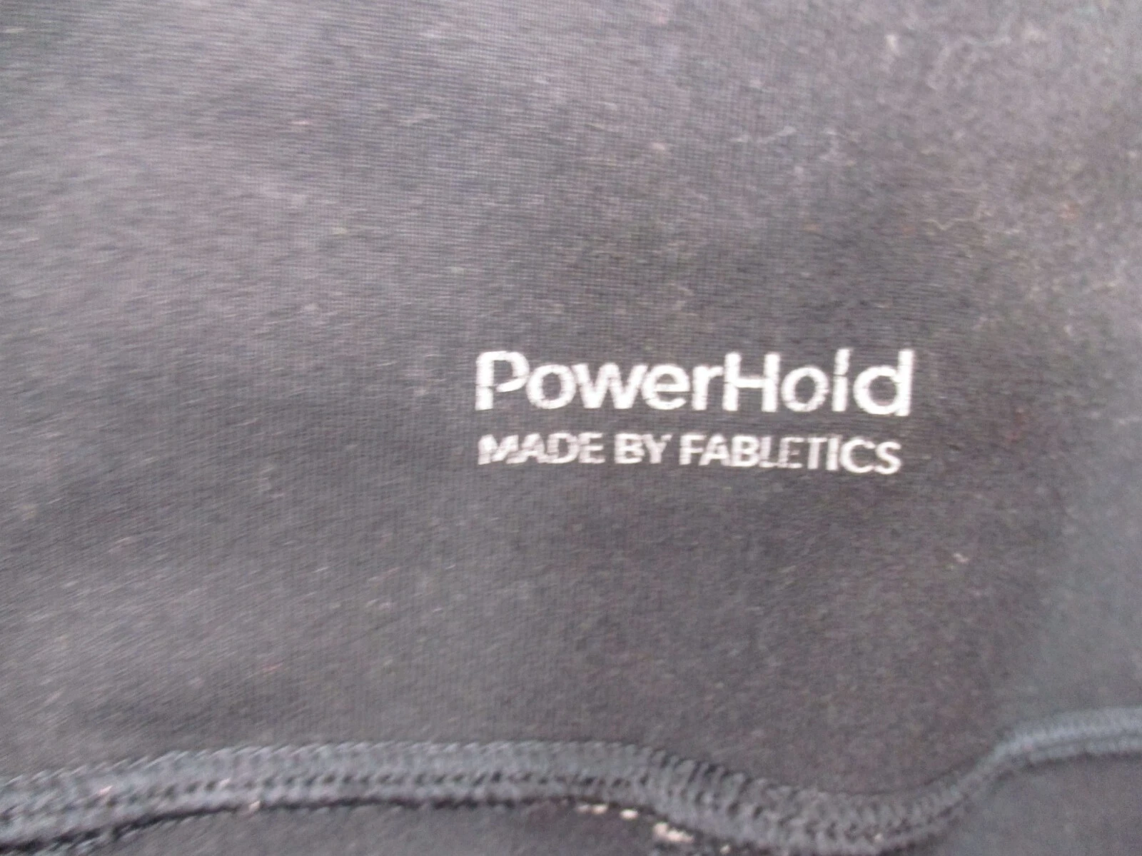 fabletics powerhold stretch pull on athletic crop leggings