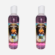 2 PACK- SANTA MUERTE 7 COLORES Agua Espiritual Para Limpias Buena Suerte 8 oz