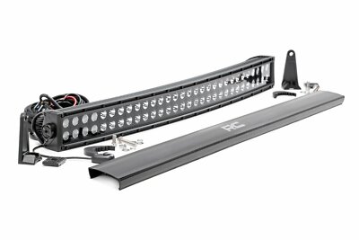 Rough Country 30-inch Curved Cree LED Light Bar-Dual Row | Black Series 72930BL