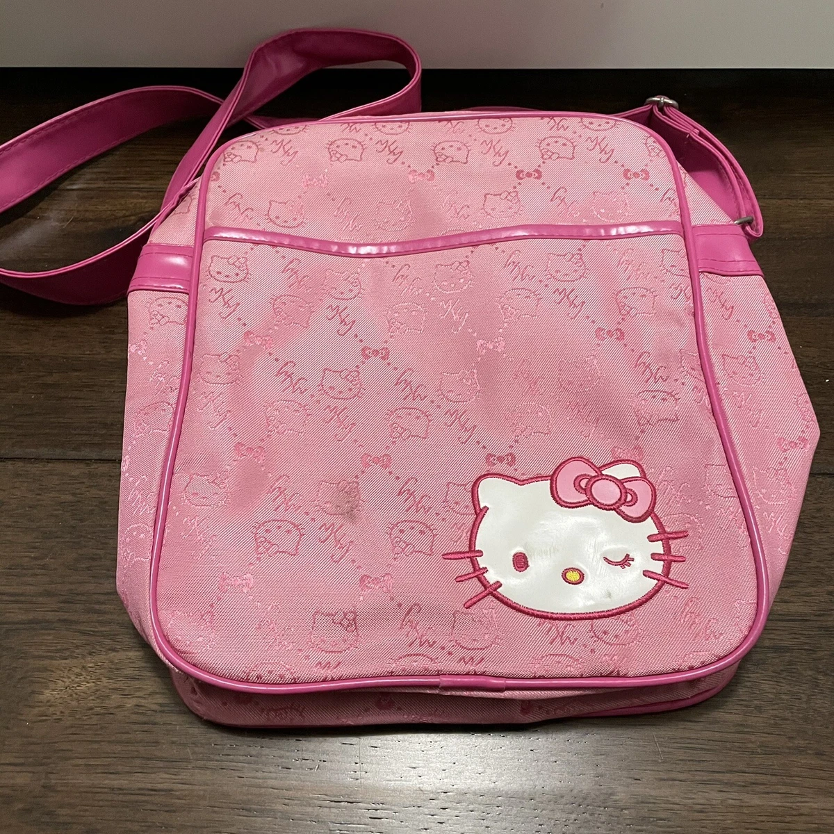 Hello Kitty Pink Crossbody Messenger Bag