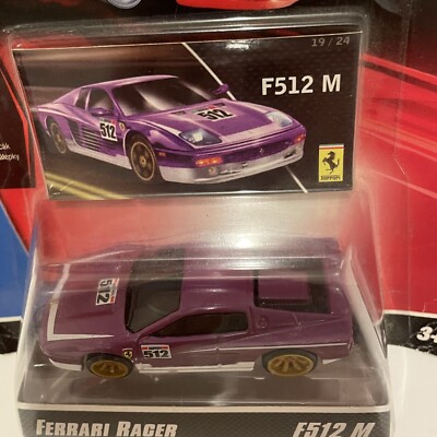 Hot Wheels Ferrari Racer F512 M Purple #512 New old stock