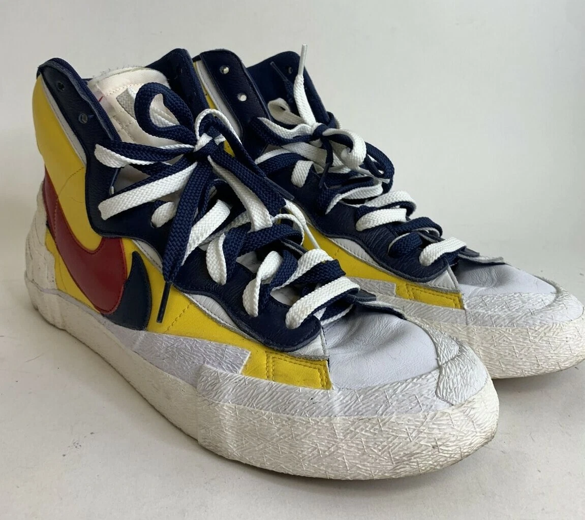 dejar Rezumar medias Nike Sacai X Blazer Mid Maize Navy Size 13 Used 192502553679 | eBay