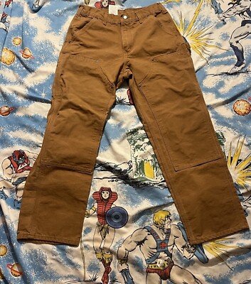Carhartt Double Knee Pants 32×30 Carhartt Double Knee Carpenter Pants Size 32 x 30 Tan Made