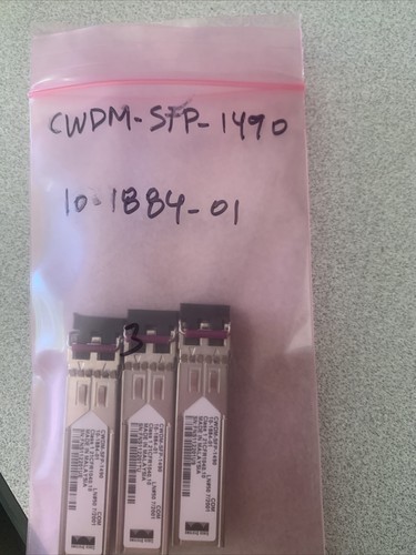 Genuine Cisco CWDM-SFP-1490 SFP Transceiver Module 10-1884-01 Per Unit - Picture 2 of 2
